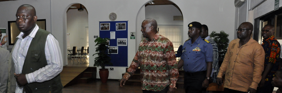 President John Dramani Mahama visits EDC a